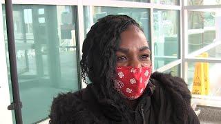 Police assault victim reacts after sentencing arguments