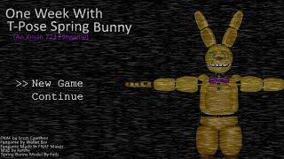 One Week With T Pose Spring Bunny | Spring Bunny Is Coming For Ya