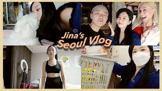 A Day in My Life in Seoul│My Work, Skincare & Workout Routine