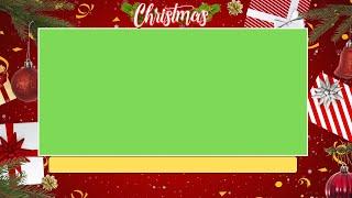 Christmas Green Screen News Frame | Christmas Frame  | NO COPYRIGHT | FREE USE #news #christmas