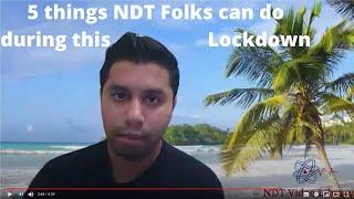 5 online resources to use in a lockdown for NDT folks.