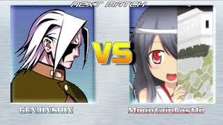 Genjinshin vs MountainCastle. MUGEN