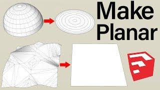 Make Planar Faces in SketchUp