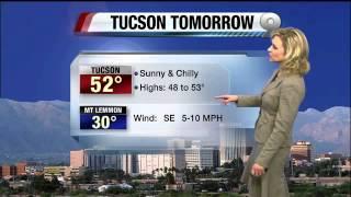 Erin's KGUN 9 Forecast at 5:00PM Thursday, December 27, 2012