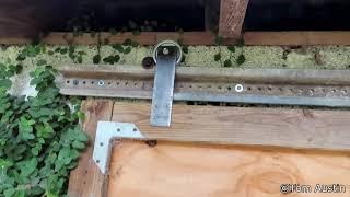 How to build a Barn Door Track for cheap