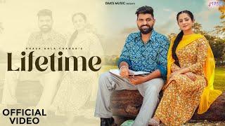Lifetime (Official Video) - Khasa Aala Chahar | Rakhi Lohchab | New Haryanvi Songs 2024