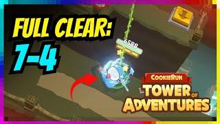 7-4 Bana Bana Ruins Full Clear | Cookie Run: Tower of Adventures