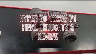 MJX Hyper GO 1/10 10208 v1.0 Review & Final Thoughts