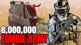 US ARMY Mountain Fortress Surrounded by 8 MILLION ZOMBIES! - UEBS 2: Nuclear Warfare Mod