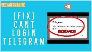Can’t Login Telegram? How to Fix Telegram Login Problem? (Solved)