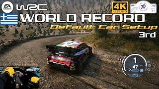 WORLD RECORD 3rd - EA SPORTS WRC | Bauxites Greece - Hyundai i20 Hybrid | PXN V10 Gameplay