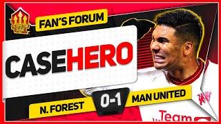 CASEMIRO OUR HERO! NOTTINGHAM FOREST 0-1 MANCHESTER UNITED | Live Fan's Forum