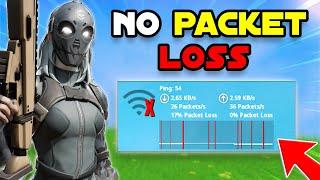 How To Fix PACKET LOSS in FORTNITE & Reduce Your Ping