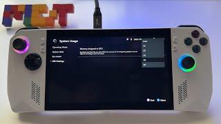 8GB VRam on Asus Rog ALLY | increase - decrease VRam on Asus Rog Ally