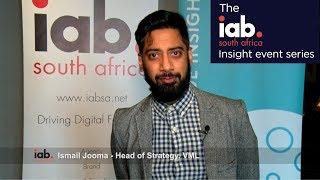 IAB SA Insight Series:  The Future of Work, Episode 3, comments by Ismail Jooma, VML SA