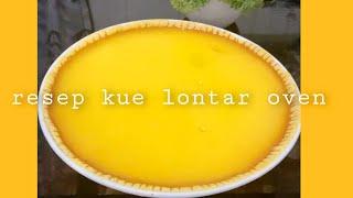 hasilnya sangat glowing  | kue lontar oven 