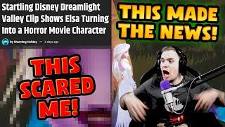 CRAZY Elsa Jump Scare MADE THE NEWS in Disney Dreamlight Valley. This Scared Me SO MUCH!