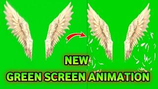 new green screen Angel wings video animation green screen official