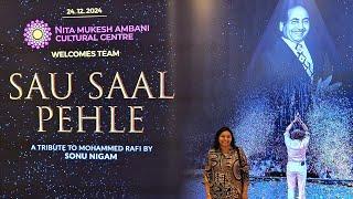 An evening with Md. Rafi Saheb  with Sonu Nigam. NMACC