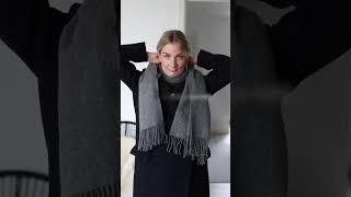 3 ways to tie a scarf 