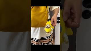 Cute Banana Cat Toy! #cat #catlover #bananacat #happycat #shorts #fyp