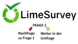 LimeSurvey: Bedingungen setzen