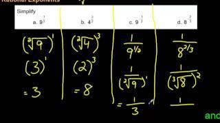 Rational Exponents