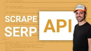 SCRAPE Google SERP API (available with thruuu)