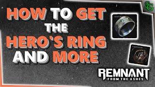 Remnant From the Ashes - How to get the Hero's Ring, Rusted Amulet & Acid Cleaned Keys