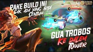 SAMPE GUA MASUKIN KE DALEM TOWER SAKING PEDE NYA !! BUILD LUARA ANDALAN SUPERNAYR ! #honorofkings