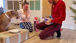 Puma Messi and unwrapping an incredible gift that made us cry! New Year's fairy tale!