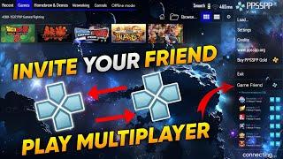 how to play ppsspp games with friends  | how to play multiplayer psp games on android