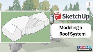 Modeling a Roof System Using Sketchup | Civil Engineering | BK Engineering