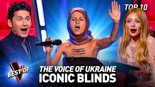 The Most ICONIC Blind Auditions of The Voice of Ukraine  | Top 10