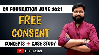 Free Consent Indian Contract Act 1872 CA Foundation