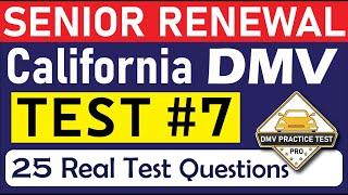 CALIFORNIA DMV WRITTEN TEST 2024 | DMV Senior Written Test | California DMV Permit Test for Seniors