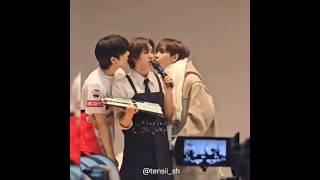 #sungho has two handsome boys wrapped around him #taesan#jaehyun#kkeomchiz#myungnyangz #boynextdoor