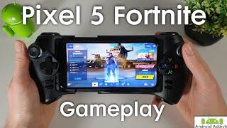 Google Pixel 5 Fortnite Gameplay Test