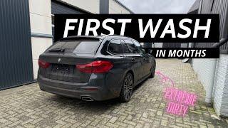 Cleaning a EXTREME DIRTY BMW 540D - Exterior Detail ASMR - Falcon Customs & Detailing