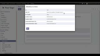 Get External ID of the Menu in Odoo