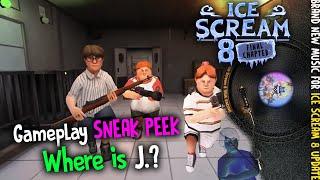 ICE SCREAM 8 TRUE ENDING Gameplay SNEAK PEEK! (with secrets) | New Ending Music | Keplerians