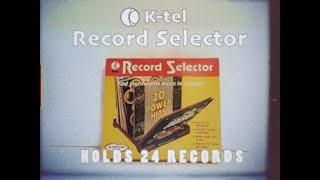 K-tel Record Selector TV Commercial Remake