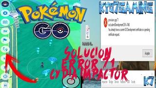 SOLUCION ERROR 71 CYDIA IMPACTOR,ACTUALIZACION HACK POKEGO++ IPA18 Y CAPTURANDO UNOWN POKEMON GO