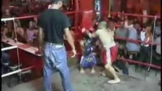 Dwarf Midgets Muay Thai Boxing amazing