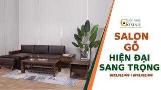 SALON GỖ HIỆN ĐẠI SANG TRỌNG || NỘI THẤT GỖ XINH || LH : 0923 982 999 _