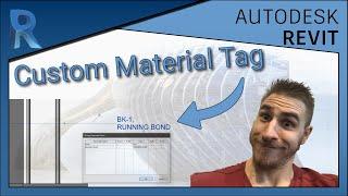 How to Create a Custom Material Tag | Revit