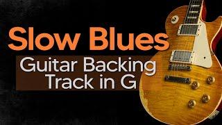 Slow Blues in G Guitar Backing Track