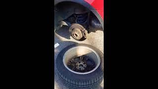 Easy way to remove a stuck car tire that won't come off after removing lug nuts!