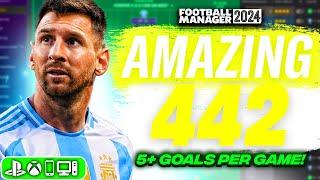 Argentina's AMAZING 4-4-2 FM24 Tactics! (5+ Goals Per Game) | Best FM24 Tactics!