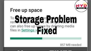 How to Fix Google Play Store Insufficient Storage Problem HYD TECH